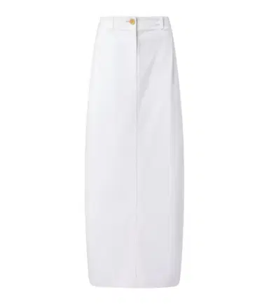 Khaite Lucian cotton poplin maxi skirt | Thumbnail 1 Khaite Lucian cotton poplin maxi skirt | Thumbnail 1
