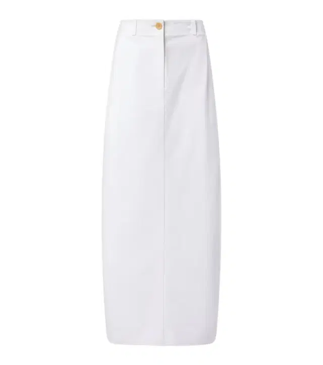 Lucian cotton poplin maxi skirt
