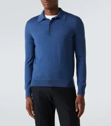 Tom Ford Cashmere and silk polo sweater | Thumbnail 3