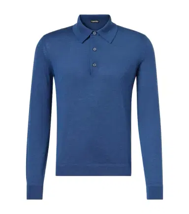 Tom Ford Cashmere and silk polo sweater | Thumbnail 1