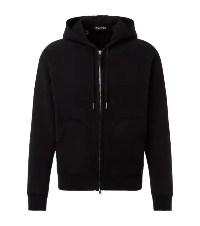 Tom Ford Cotton jersey zip-up hoodie