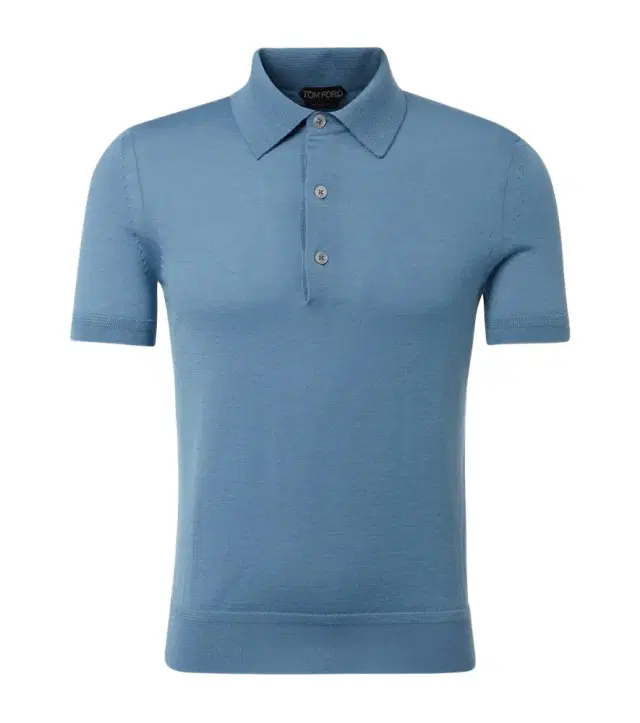 Cashmere and silk polo sweater