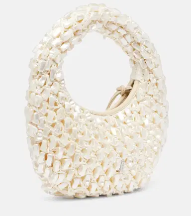 Staud Reef crochet embellished shoulder bag | Thumbnail 3 Staud Reef crochet embellished shoulder bag | Thumbnail 3