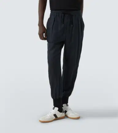 Tom Ford Cotton and silk twill sweatpants | Thumbnail 3 Tom Ford Cotton and silk twill sweatpants | Thumbnail 3