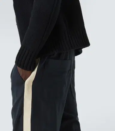 Tom Ford Cotton and silk twill sweatpants | Thumbnail 5 Tom Ford Cotton and silk twill sweatpants | Thumbnail 5