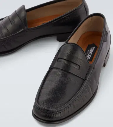 Tom Ford York leather penny loafers | Thumbnail 2