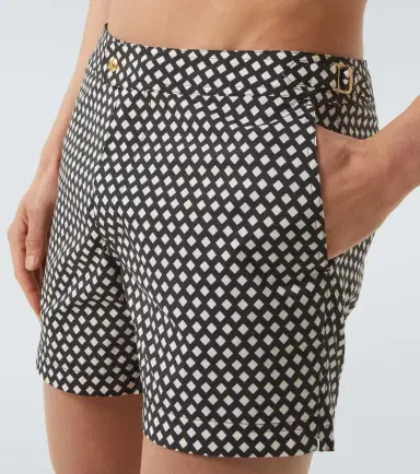 Tom Ford Checked swim trunks | Thumbnail 3 Tom Ford Checked swim trunks | Thumbnail 3
