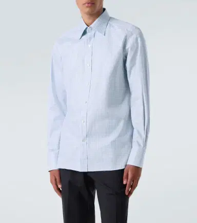 Tom Ford Checked cotton shirt | Thumbnail 6 Tom Ford Checked cotton shirt | Thumbnail 6