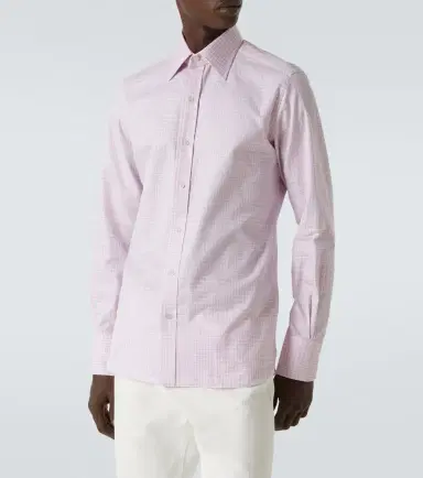 Tom Ford Checked cotton poplin shirt | Thumbnail 3 Tom Ford Checked cotton poplin shirt | Thumbnail 3