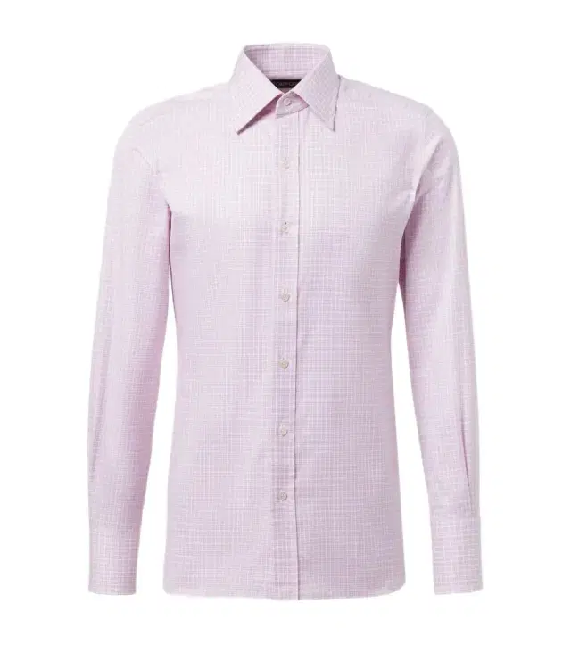 Tom Ford Checked cotton poplin shirt