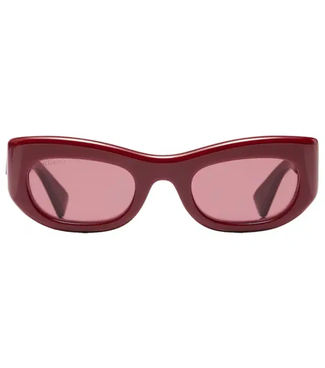 Logo rectangular sunglasses