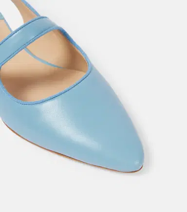 Manolo Blahnik Campariflatsli leather slingback flats | Thumbnail 3 Manolo Blahnik Campariflatsli leather slingback flats | Thumbnail 3