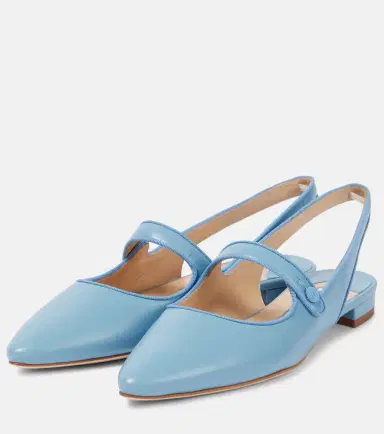 Manolo Blahnik Campariflatsli leather slingback flats | Thumbnail 4 Manolo Blahnik Campariflatsli leather slingback flats | Thumbnail 4