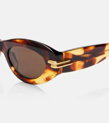 Bottega Veneta Mitre oval sunglasses | Thumbnail 4