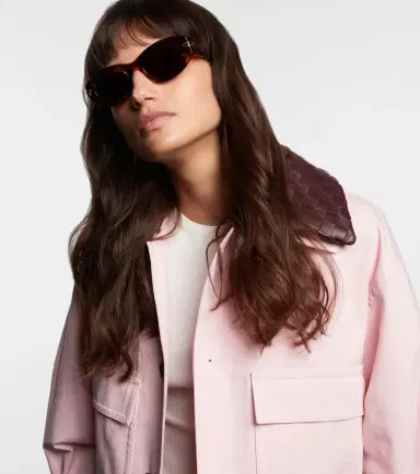 Bottega Veneta Mitre oval sunglasses | Thumbnail 5
