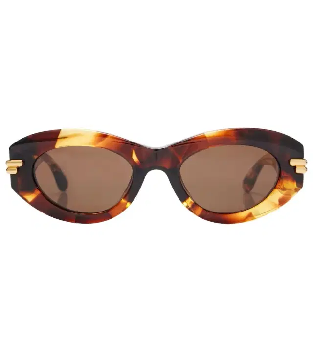Bottega Veneta Mitre oval sunglasses