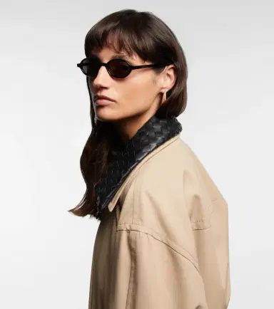 Bottega Veneta Classic oval sunglasses | Thumbnail 5