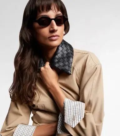Bottega Veneta Classic oval sunglasses | Thumbnail 6