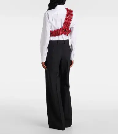 Noir Kei Ninomiya Ruffled top | Thumbnail 4 Noir Kei Ninomiya Ruffled top | Thumbnail 4