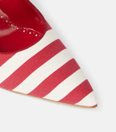 Manolo Blahnik Campari striped Mary Jane pumps | Thumbnail 4 Manolo Blahnik Campari striped Mary Jane pumps | Thumbnail 4
