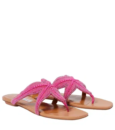 Aquazzura Reef Star embellished leather sandals | Thumbnail 1 Aquazzura Reef Star embellished leather sandals | Thumbnail 1