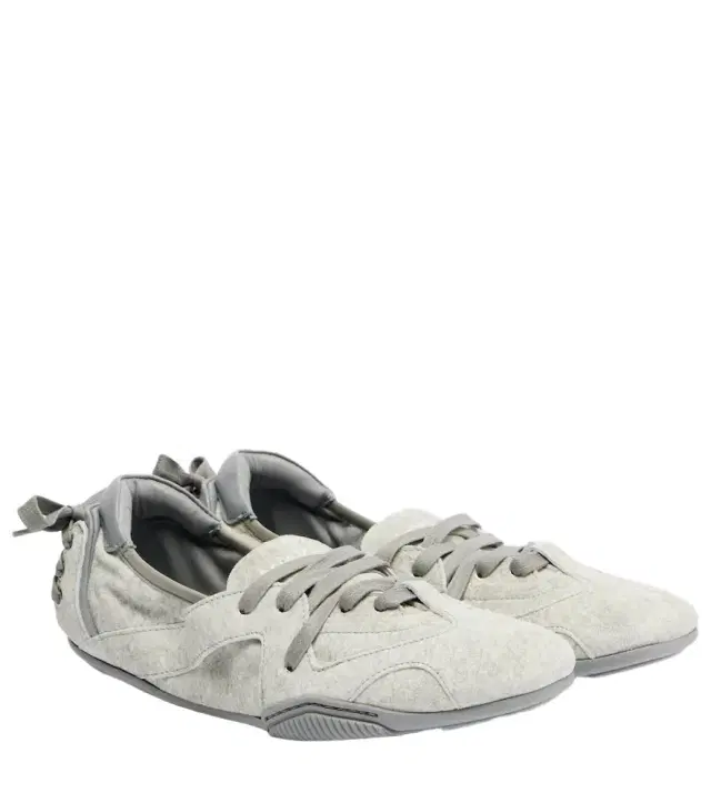 Suede ballet flats