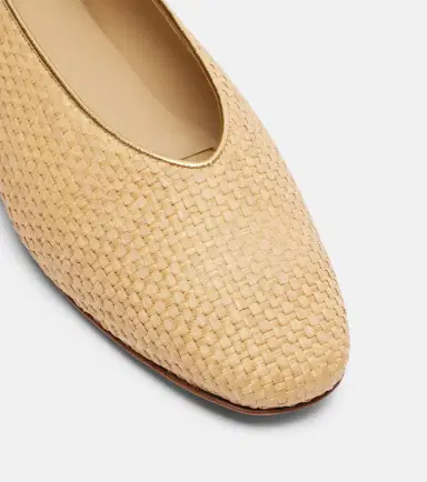 Le Monde Béryl Le Monde Béryl Regency raffia ballet flats | Thumbnail 2 Le Monde Béryl Le Monde Béryl Regency raffia ballet flats | Thumbnail 2