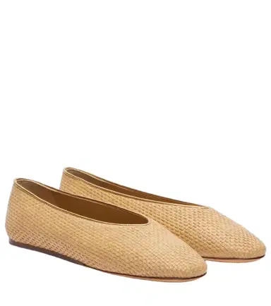 Le Monde Béryl Le Monde Béryl Regency raffia ballet flats | Thumbnail 1 Le Monde Béryl Le Monde Béryl Regency raffia ballet flats | Thumbnail 1