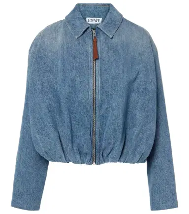 Loewe Draped denim jacket | Thumbnail 1 Loewe Draped denim jacket | Thumbnail 1