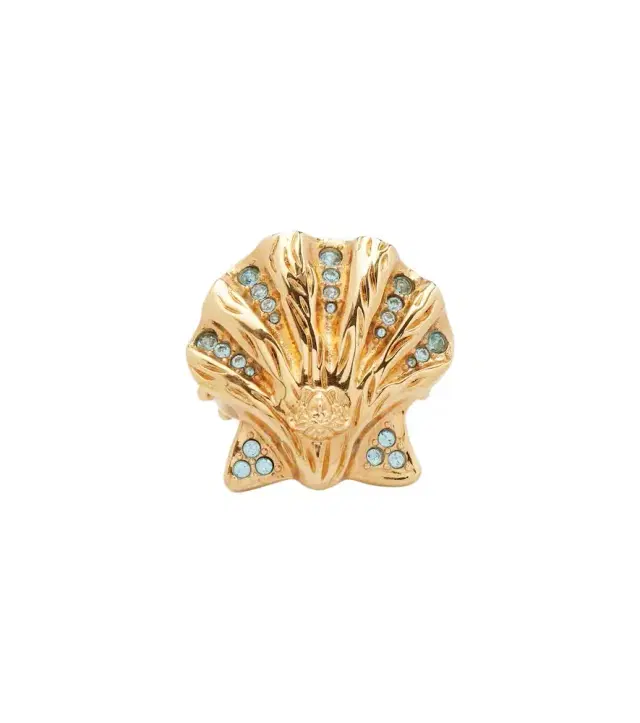Versace La Medusa embellished ring