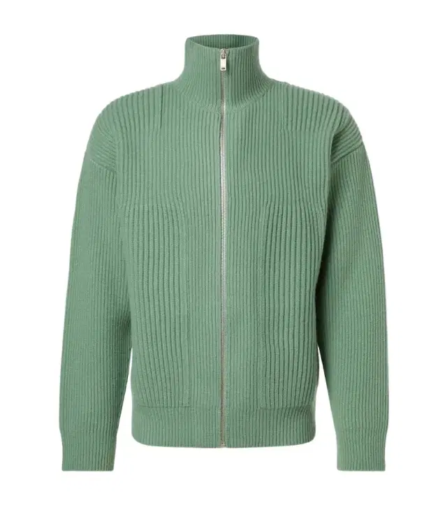 Jil Sander Wool zip-up cardigan