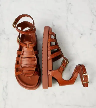Zimmermann Goldie leather gladiator sandals | Thumbnail 4 Zimmermann Goldie leather gladiator sandals | Thumbnail 4