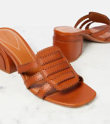 Zimmermann Goldie 65 leather mules | Thumbnail 3 Zimmermann Goldie 65 leather mules | Thumbnail 3