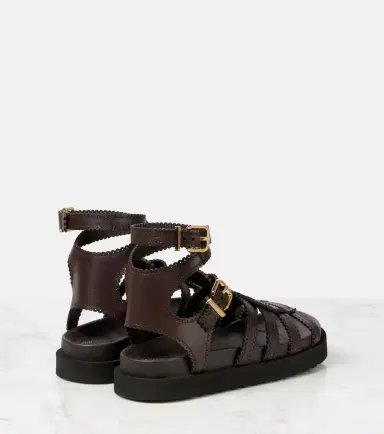 Zimmermann Goldie leather gladiator sandals | Thumbnail 2 Zimmermann Goldie leather gladiator sandals | Thumbnail 2