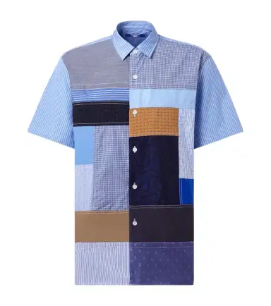 Junya Watanabe Patchwork cotton shirt | Thumbnail 1