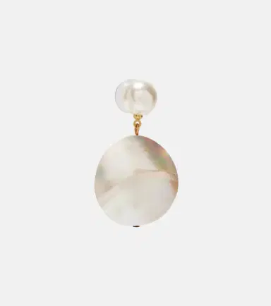 Jennifer Behr Nerine mother-of-pearl drop earrings | Thumbnail 3