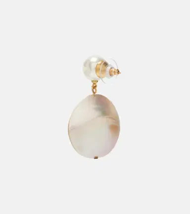 Jennifer Behr Nerine mother-of-pearl drop earrings | Thumbnail 4