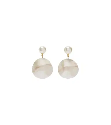 Jennifer Behr Nerine mother-of-pearl drop earrings | Thumbnail 1
