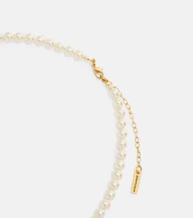 Jennifer Behr Siren faux pearl gold-plated necklace | Thumbnail 2