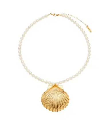 Jennifer Behr Siren faux pearl gold-plated necklace | Thumbnail 1