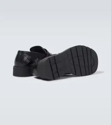 Bottega Veneta Haddock Intrecciato leather loafers | Thumbnail 2