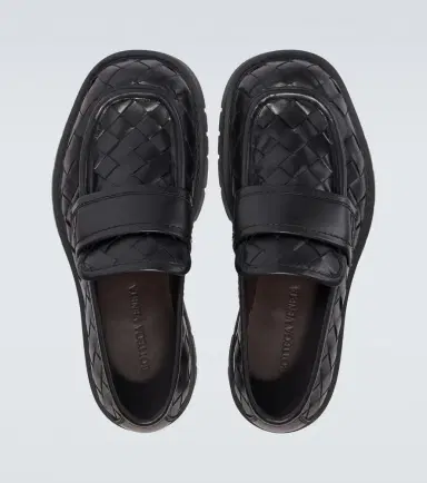 Bottega Veneta Haddock Intrecciato leather loafers | Thumbnail 4