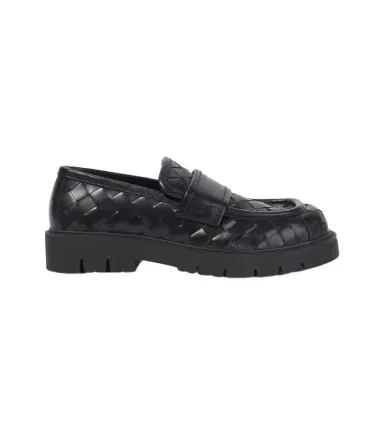 Bottega Veneta Haddock Intrecciato leather loafers | Thumbnail 1
