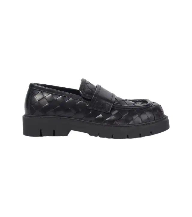 Bottega Veneta Haddock Intrecciato leather loafers