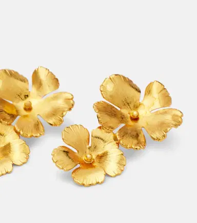 Jennifer Behr Collette gold-plated drop earrings | Thumbnail 2