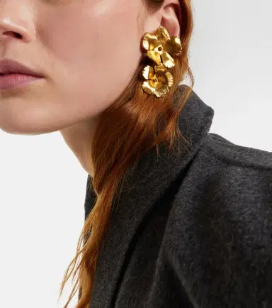 Jennifer Behr Collette gold-plated drop earrings | Thumbnail 5