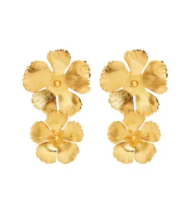 Jennifer Behr Collette gold-plated drop earrings | Thumbnail 1