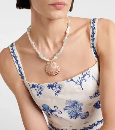Jennifer Behr Catalina embellished necklace | Thumbnail 4 Jennifer Behr Catalina embellished necklace | Thumbnail 4