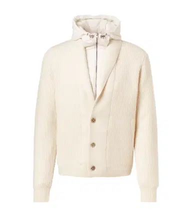 Herno Ribbed-knit wool cardigan | Thumbnail 1 Herno Ribbed-knit wool cardigan | Thumbnail 1