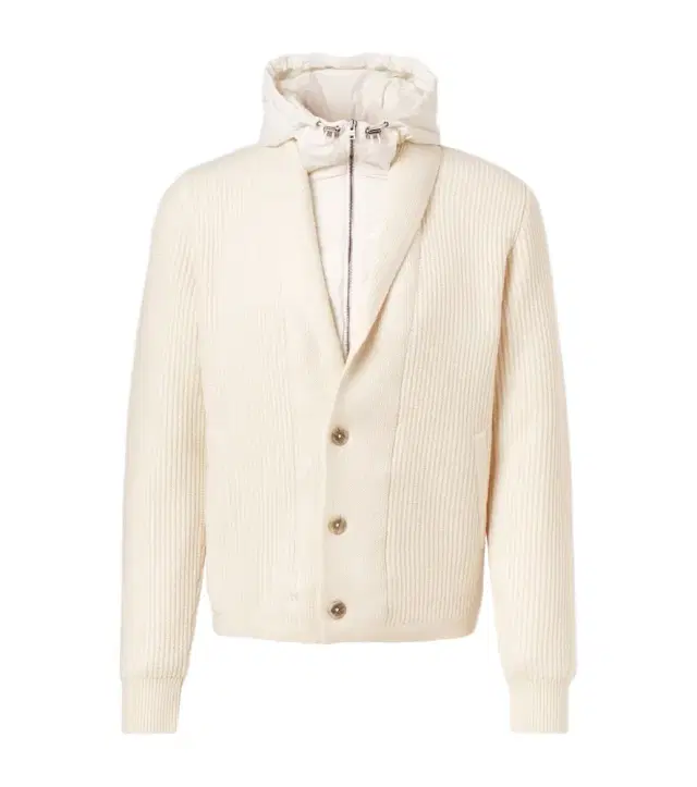Herno Ribbed-knit wool cardigan